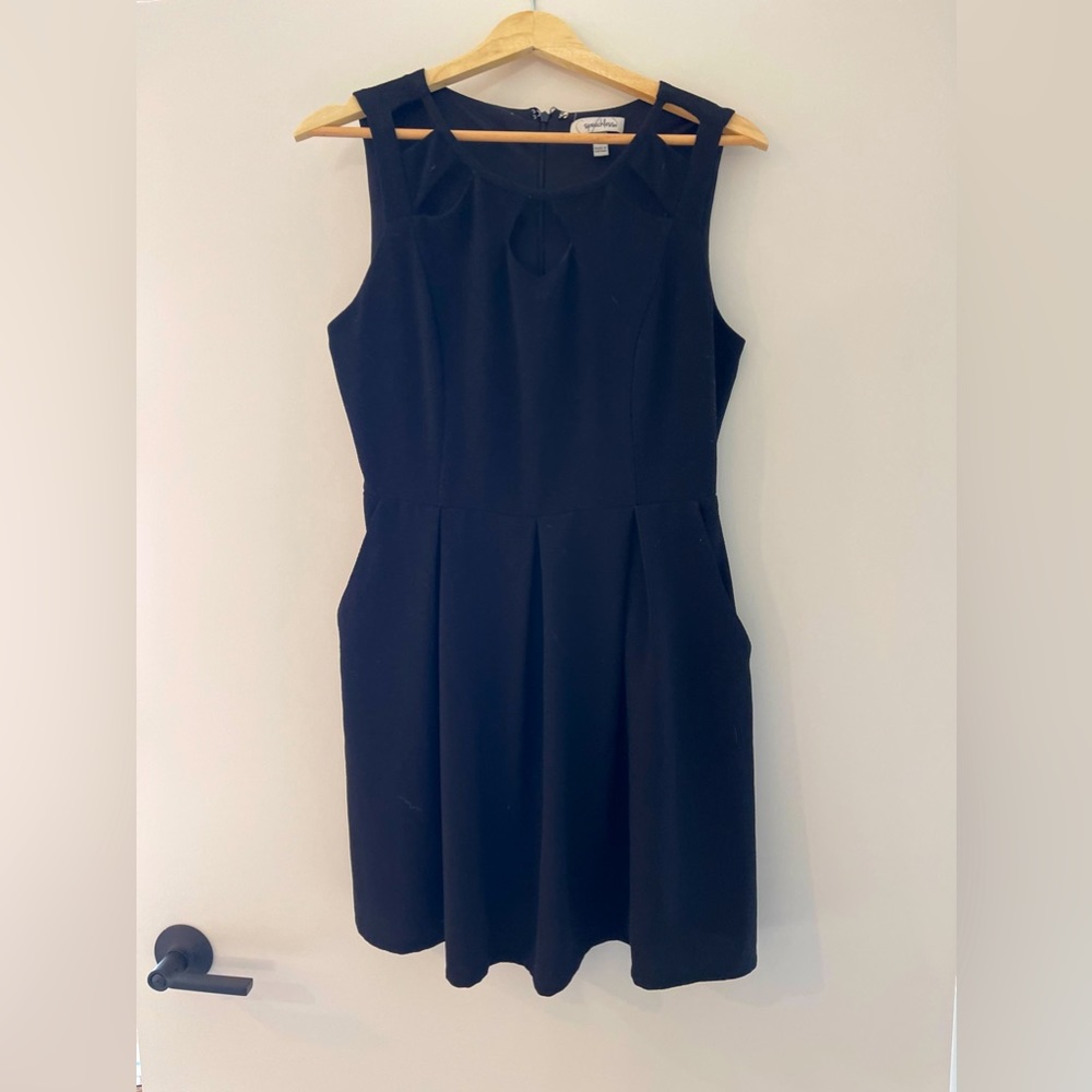 Black Skater Dress with Pockets!